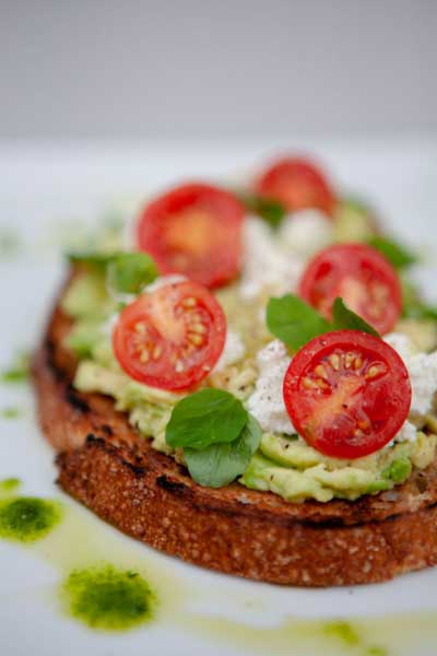 Smiling student inside of campus c-store